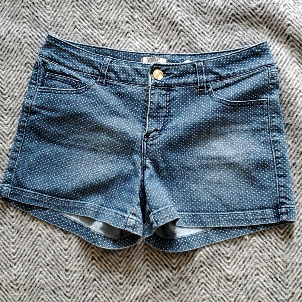 RW&Co Prenium Denim polka dot jeans short